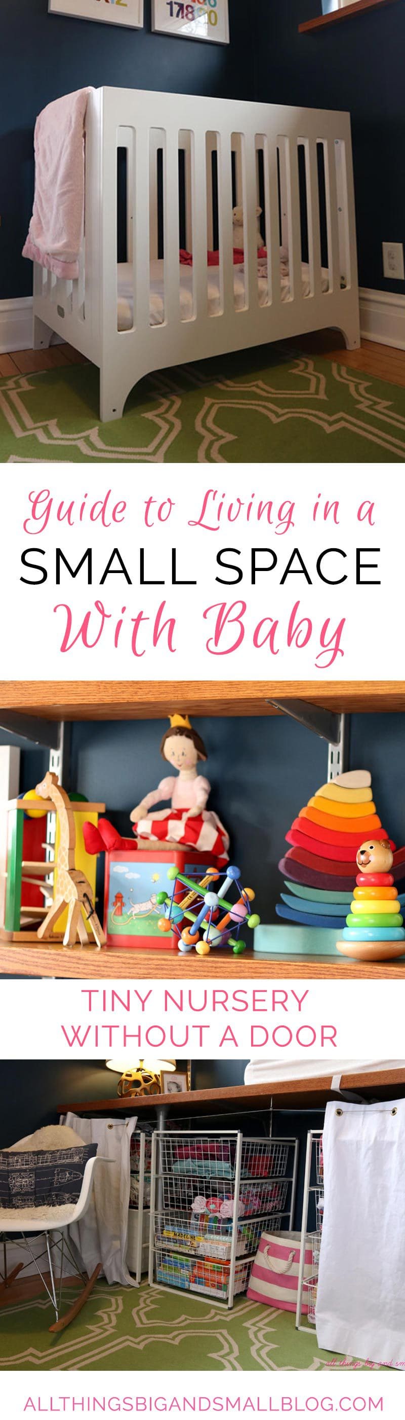 How To Live in a Small Space With Kids | Small Space With Baby | Small Nursery | Small Apartment With Kids | Small Space With Family | The Ultimate Guide: Small Space Living with a Baby by popular home decor blogger DIY Decor Mom