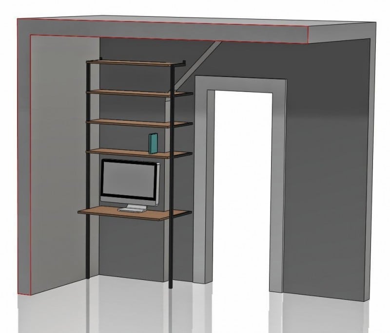 Our House Dining Room & Our DIY Desk
