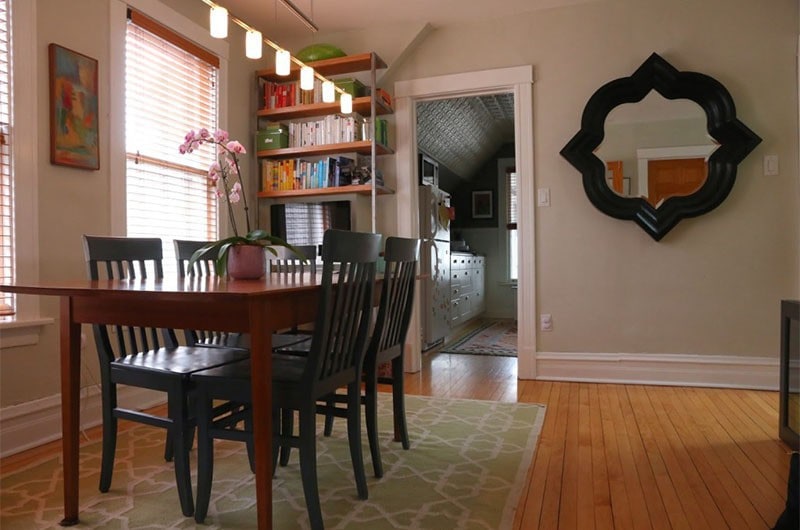 Our House Dining Room & Our DIY Desk 