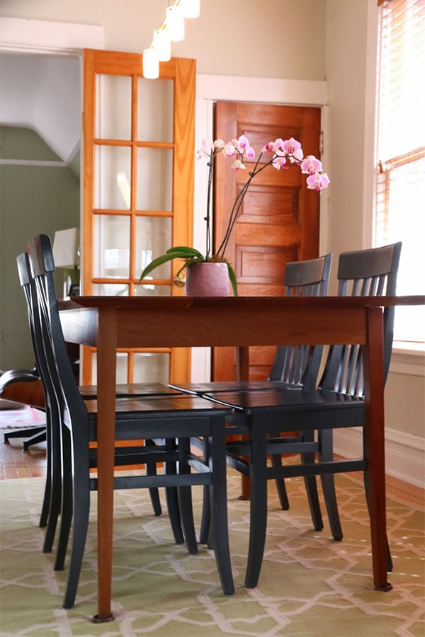 Our House Dining Room & Our DIY Desk