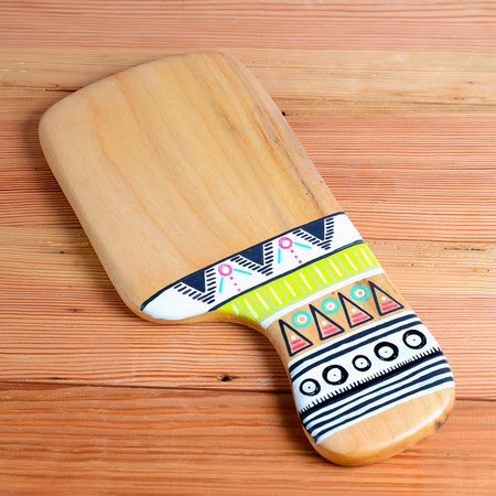 Tribal Cutting Board DIY