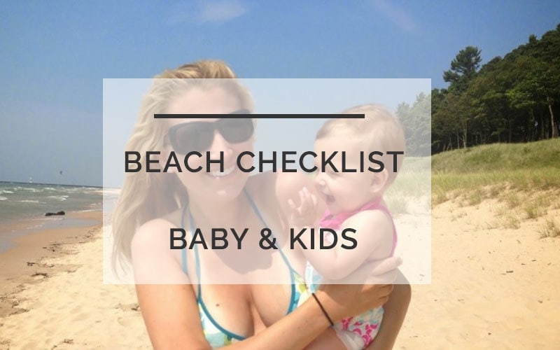 Beach Essentials for Baby & Kids: How to Not Lose Your Mind or Feel Like a Sherpa by popular mom blogger DIY Decor Mom