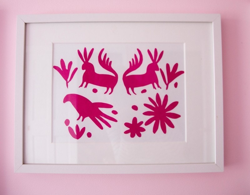 DIY Otomi Print Artwork