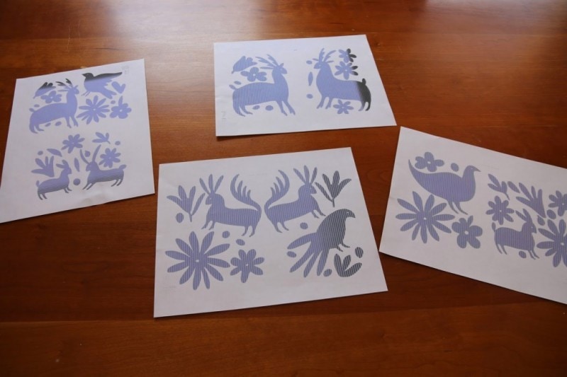 DIY Otomi Print Artwork