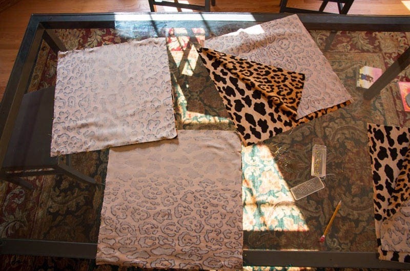 DIY Leopard Pillows