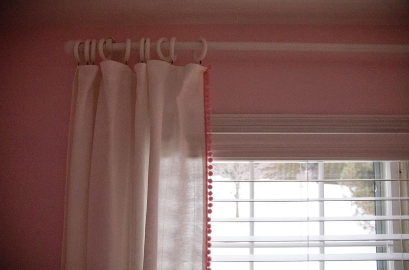 DIY Pom Pom Curtains