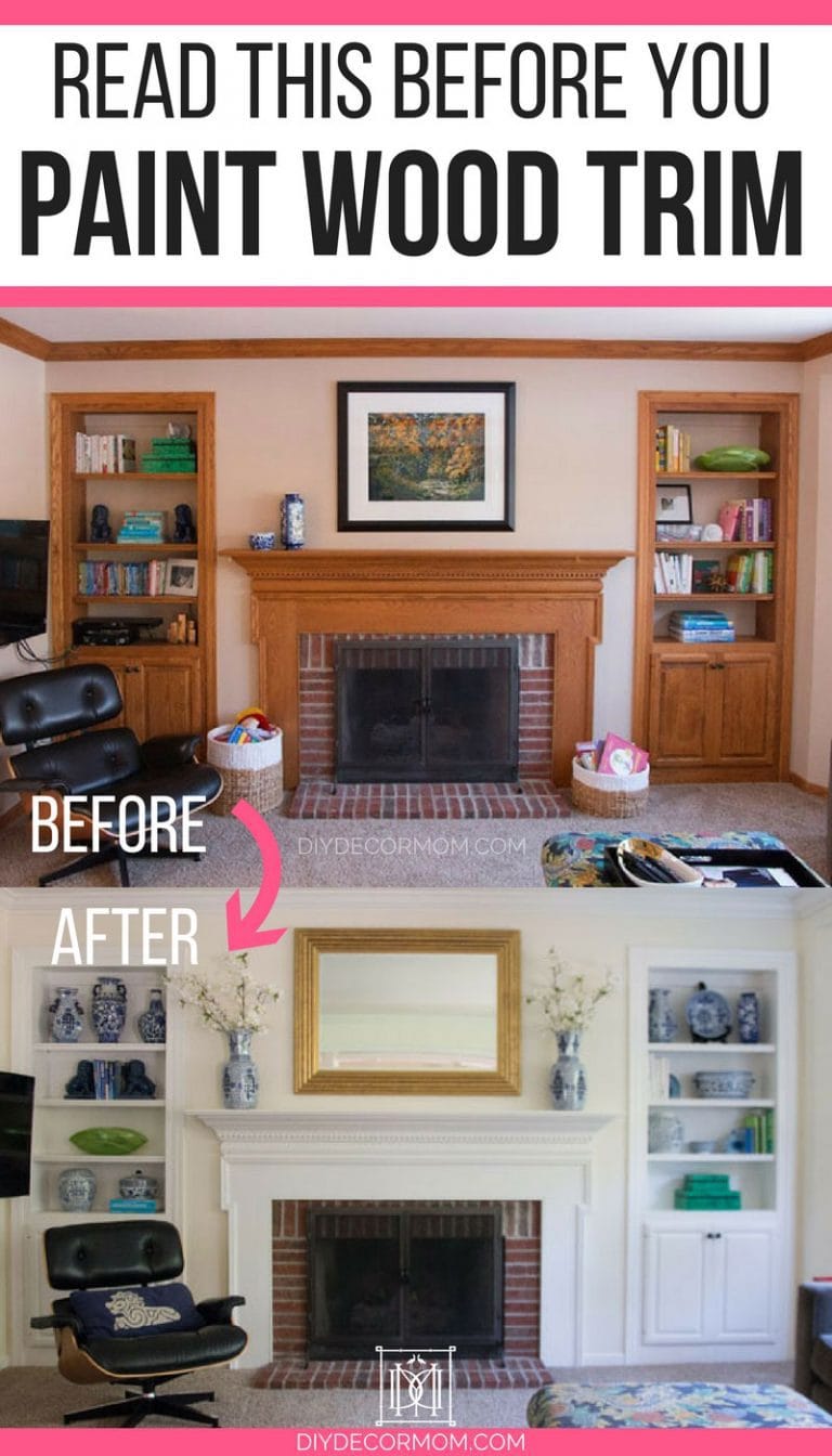 Painting Wood Trim Without Sanding: The Ultimate Tutorial by DIY Decor Mom