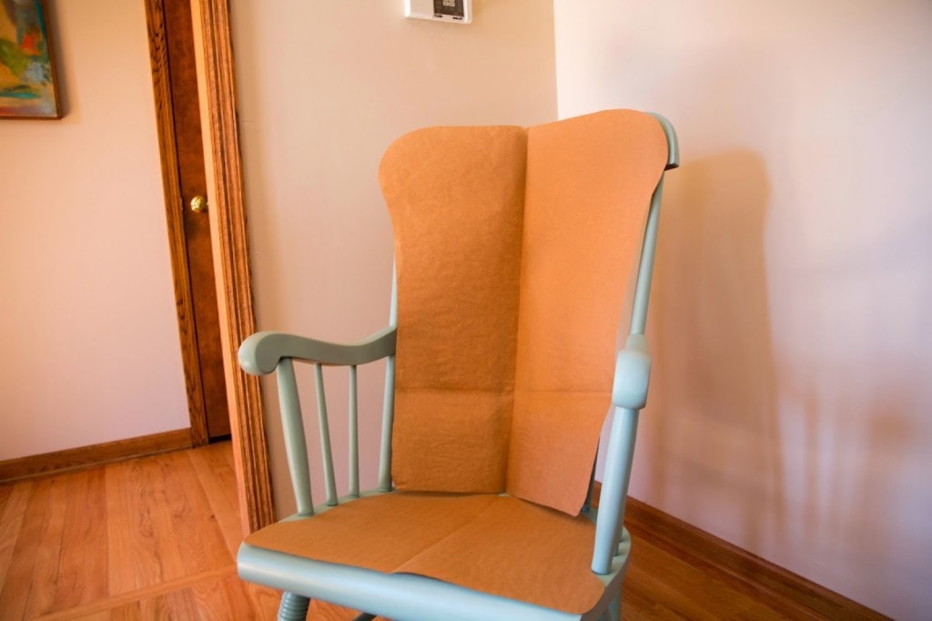 template for DIY Upholstered Rocking Chair by home decor blogger DIY Decor Mom