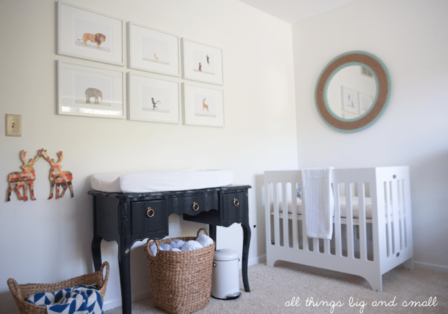 Before and After Vintage Changing Table