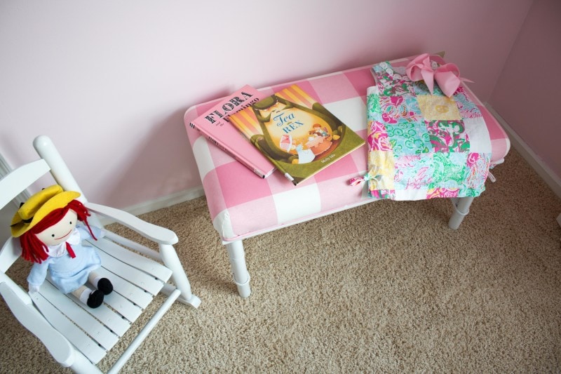 Step-by-Step DIY Upholstered Buffalo Check Bench