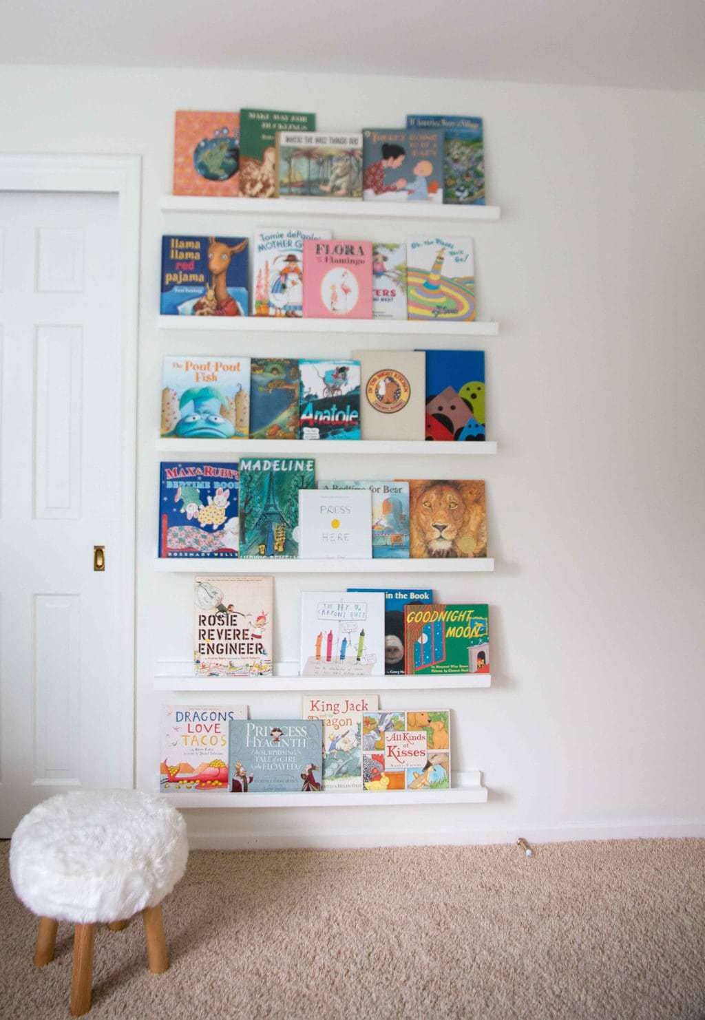 nursery bookshelf