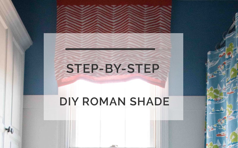 DIY roman shade