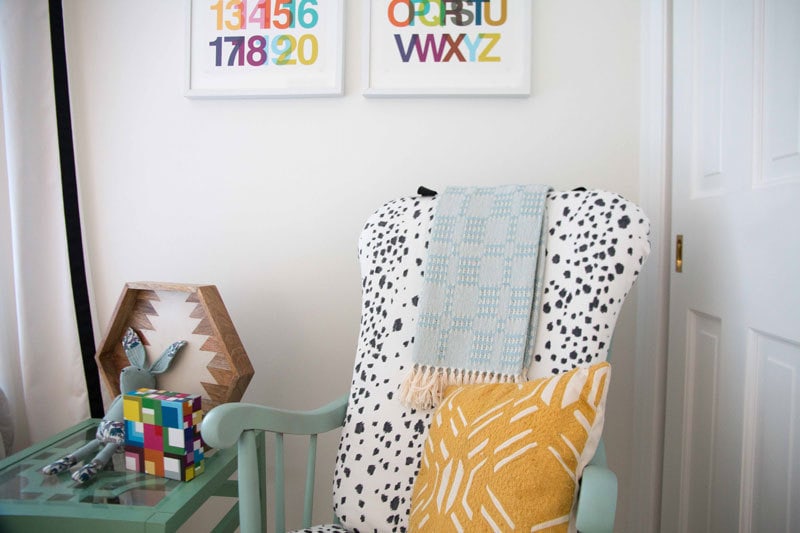 diy-upholstered-rocking-chair - How to Paint Furniture The Easy Way: A Step-by-Step Tutorial by home decor blogger DIY Decor Mom