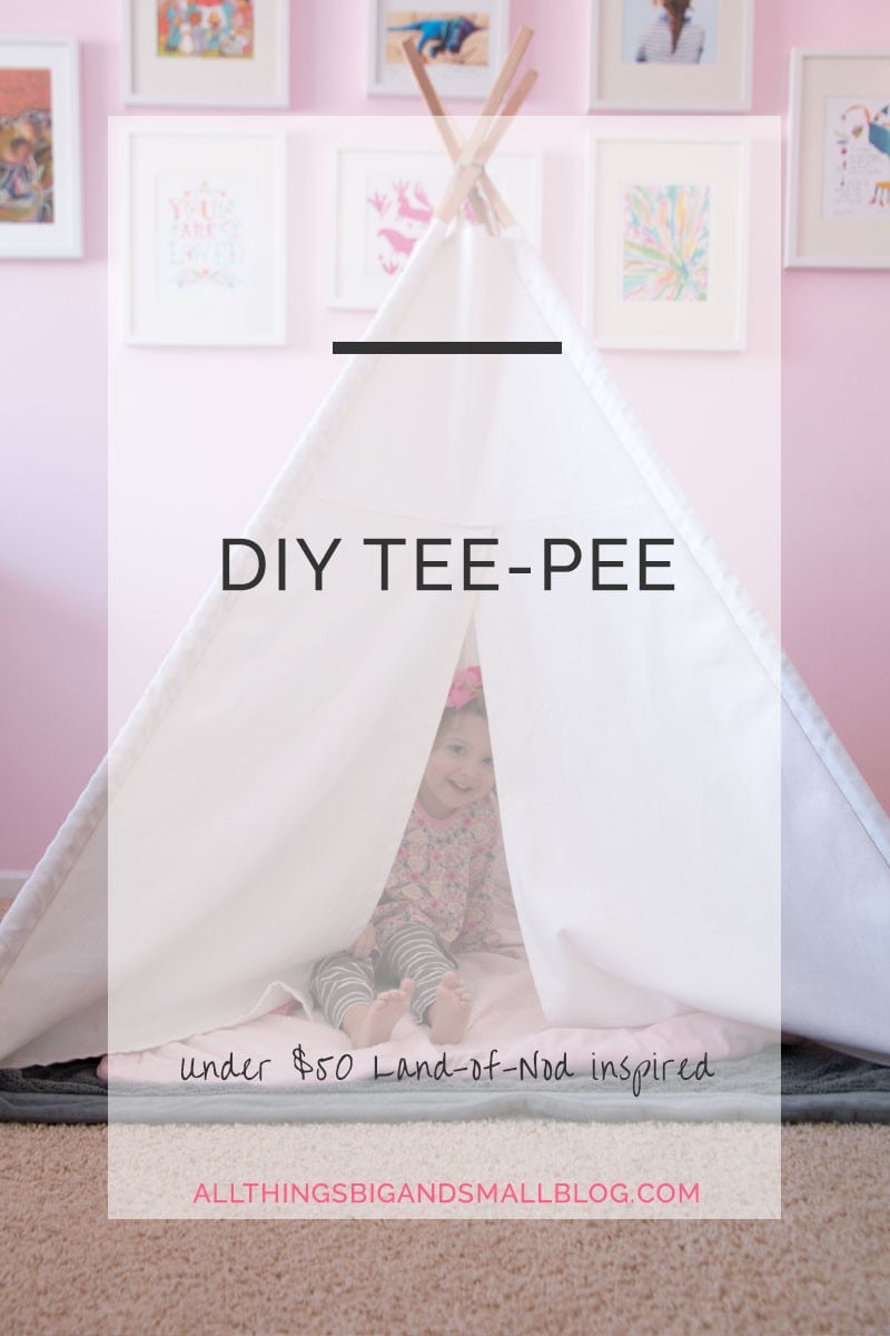 diy land of nod teepee