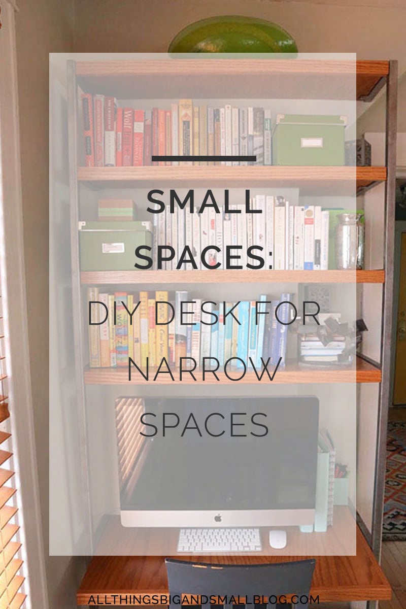 small spaces diy desk
