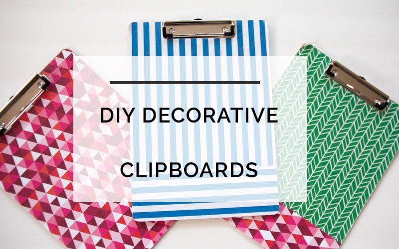 diy decorative clipboard