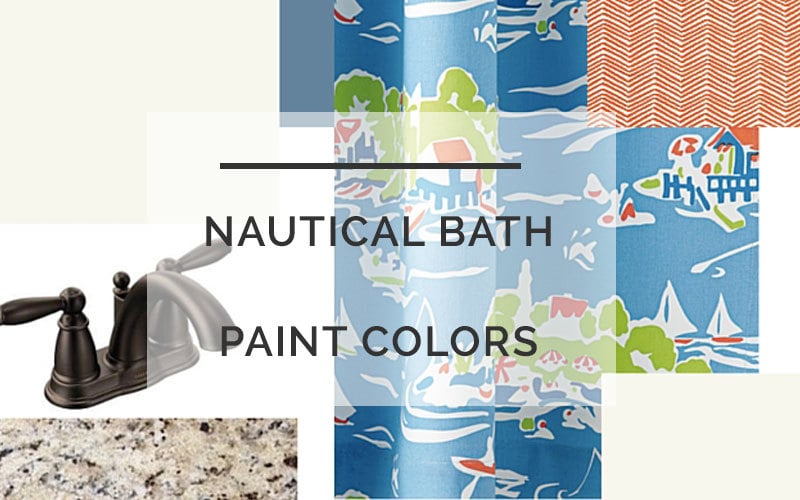 nautical bathroom color scheme