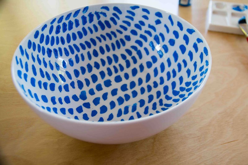 DIY-Blue-Painted-Bowl-5