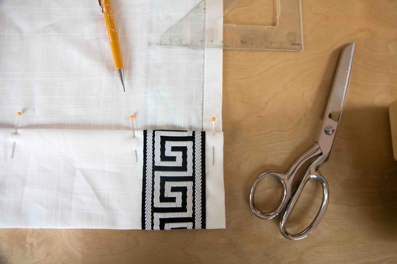 DIY Greek Key Curtains | DIY Greek Key | Budget Friendly Greek Key | All Things Big and Small Blog - DIY Greek Key Curtains by popular home decor blogger DIY Decor Mom