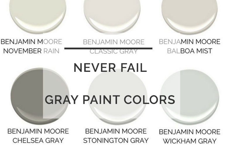 The Best Gray Paint Colors Never Fail Gray Paints August 2021