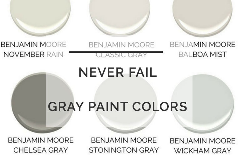 best gray paint colors - The Best Gray Paint Colors For Your Home: 4 Never Fail Grays by popular home decor blogger DIY Decor Mom