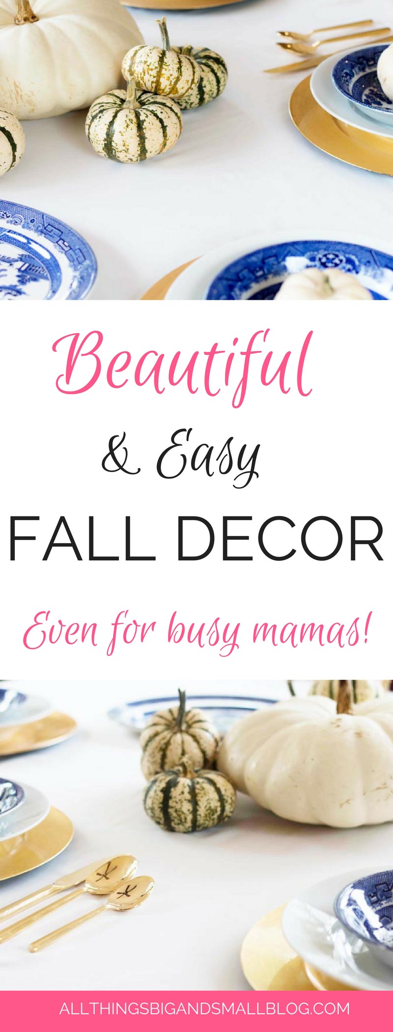 FALL DECOR that is EASY and beautiful! More budget friendly home decor from ALL THINGS BIG AND SMALL