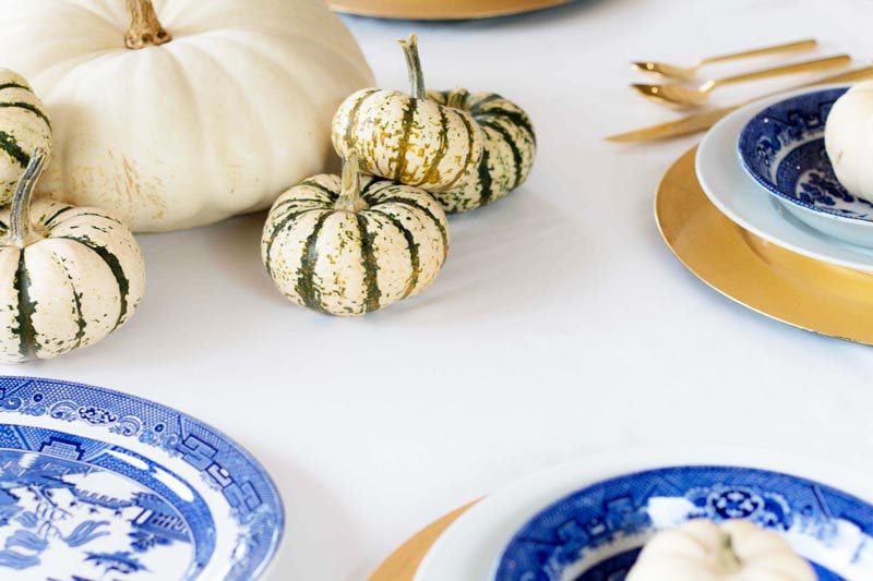 Thanksgiving table | you won't believe how easy and cheap this tablescape was! Great budget friendly fall decor | ALL THINGS BIG AND SMALL