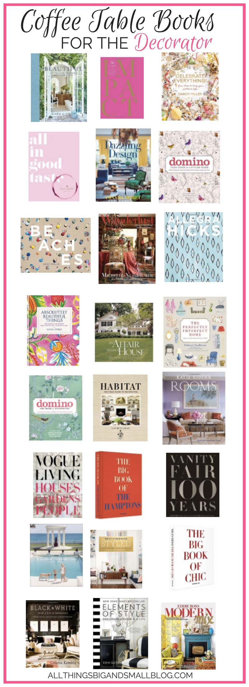 The Best Coffee Table Books | Home Decor | DIY Decor Mom