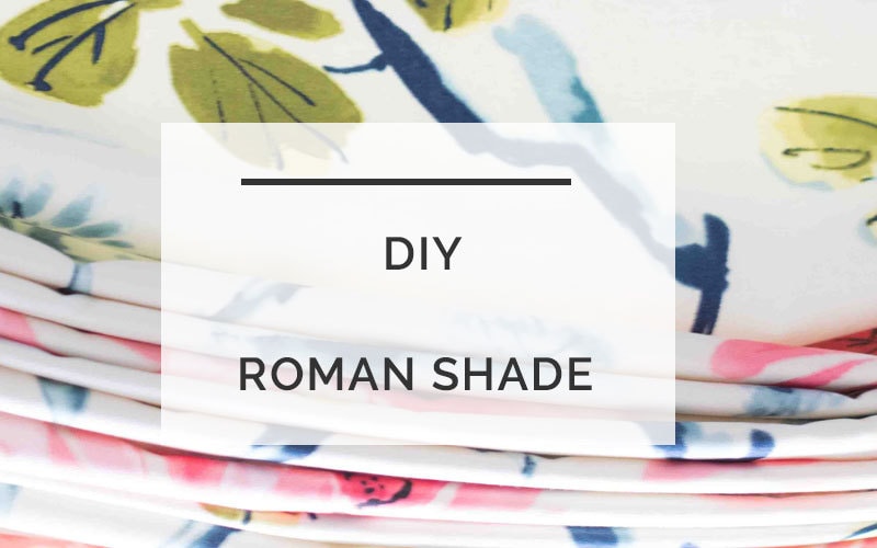 DIY Roman Shade | Roman Shade DIY | Making Roman Shades | All Things Big and Small