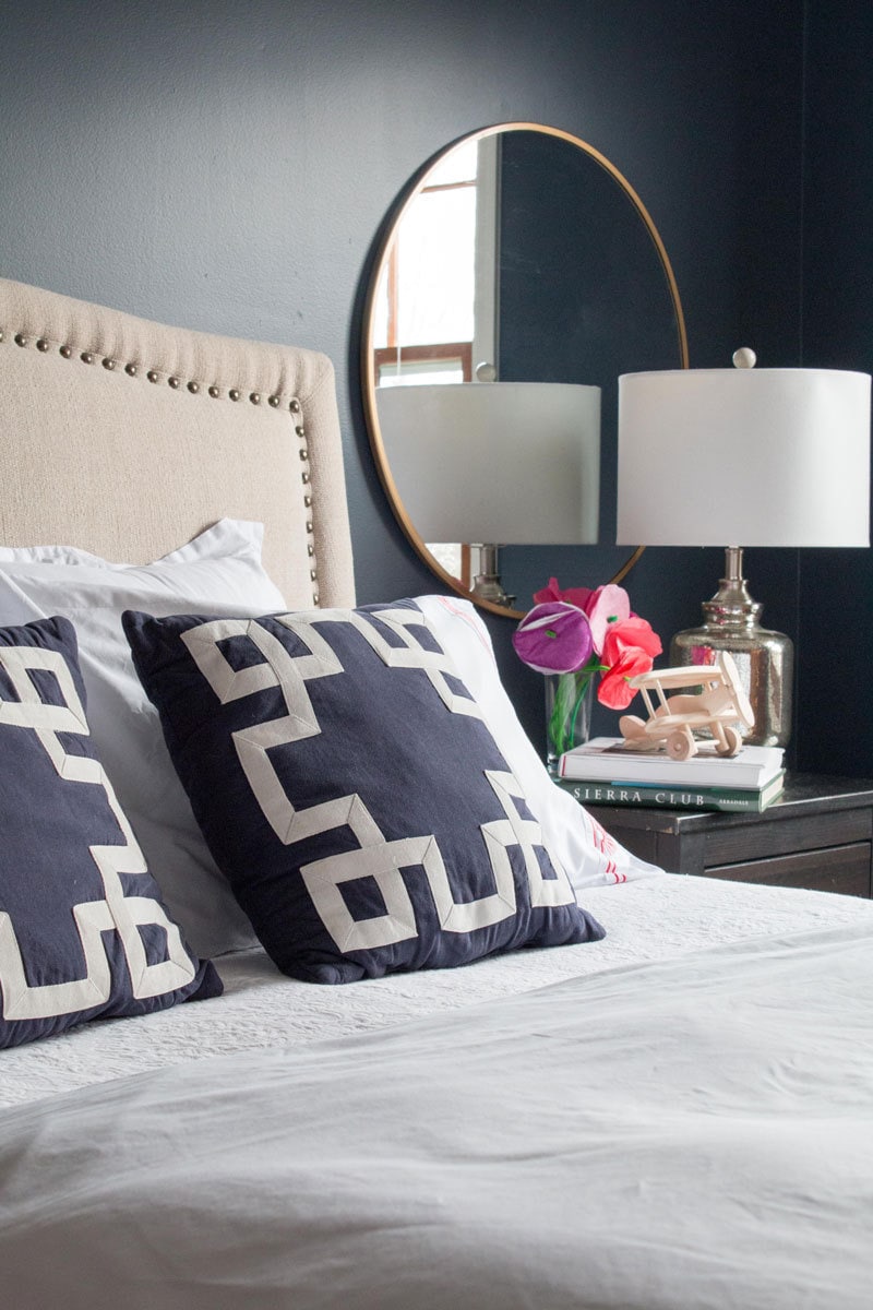 monogrammed bedding