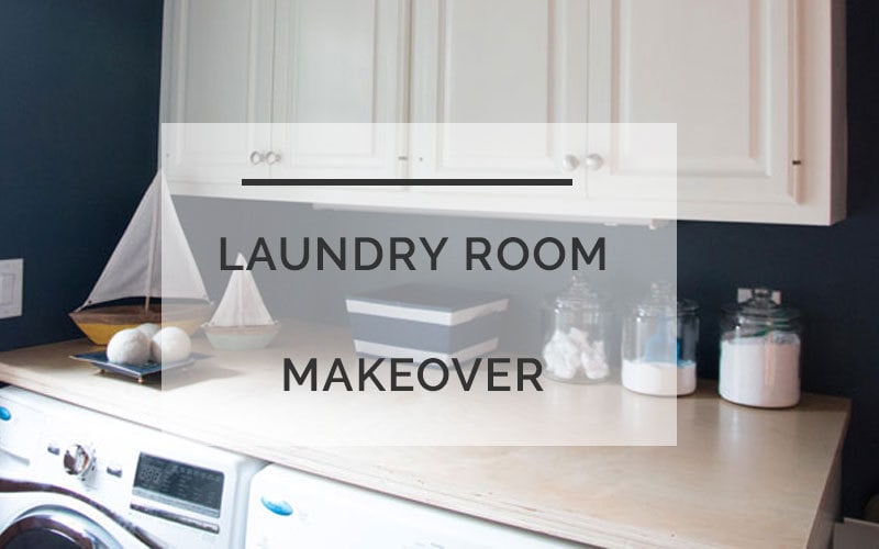 laundry room makeover | laundry room ideas | All Things Big and Small