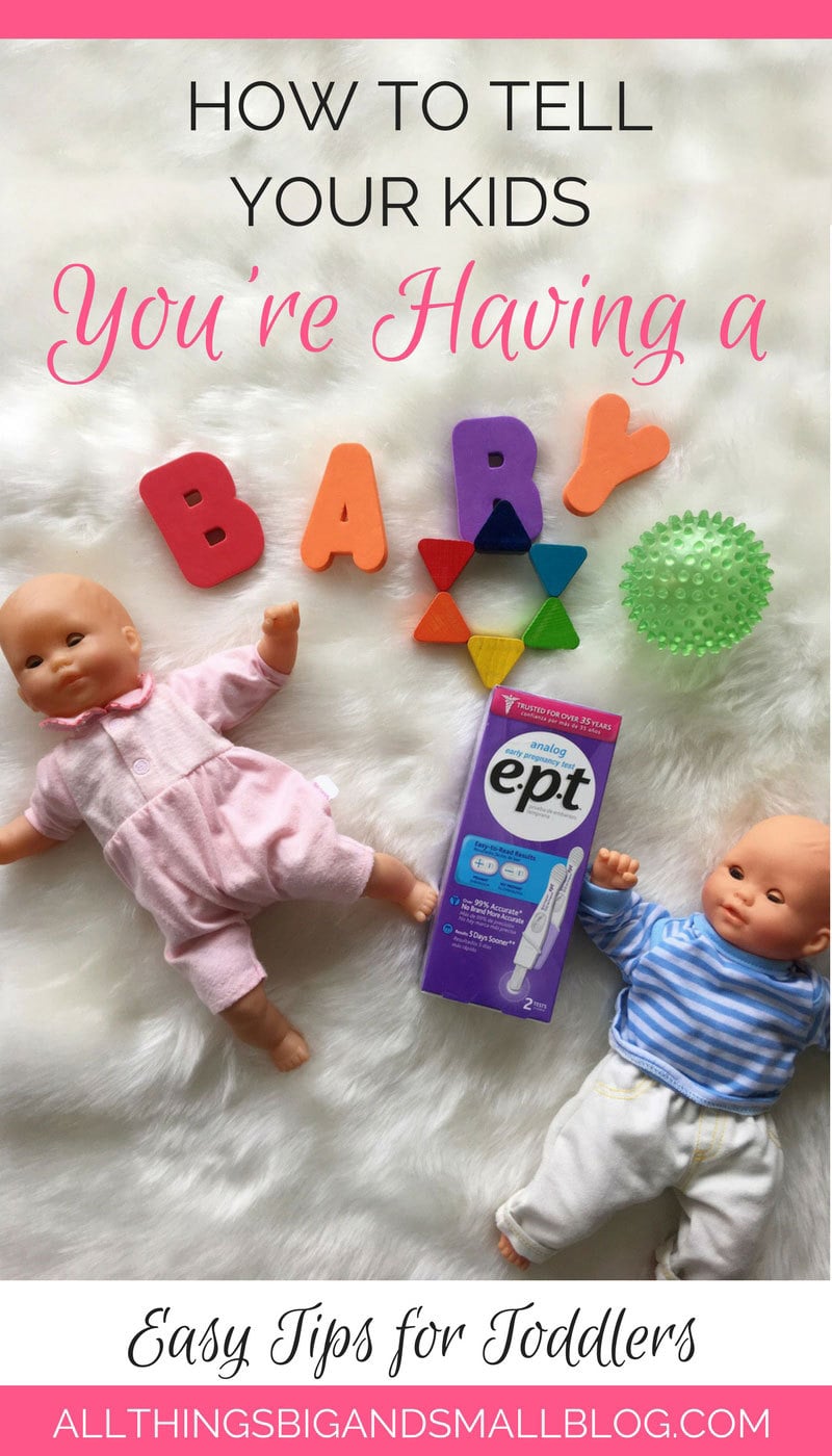 How To Tell Your Kids You're Having A Baby Tips for Toddlers DIY