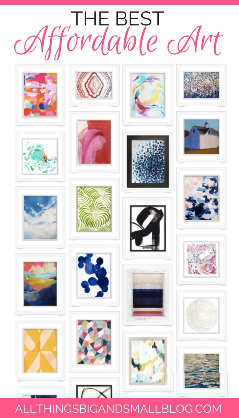 Affordable Art | Affordable Artwork | Decorate With Art | ALL THINGS BIG AND SMALL | AD @Minted