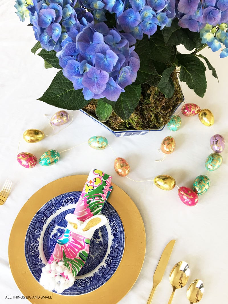 Beautiful Easter Tablescape | Easy Easter Tablescape | Easter Tablesetting | ALL THINGS BIG AND SMALL