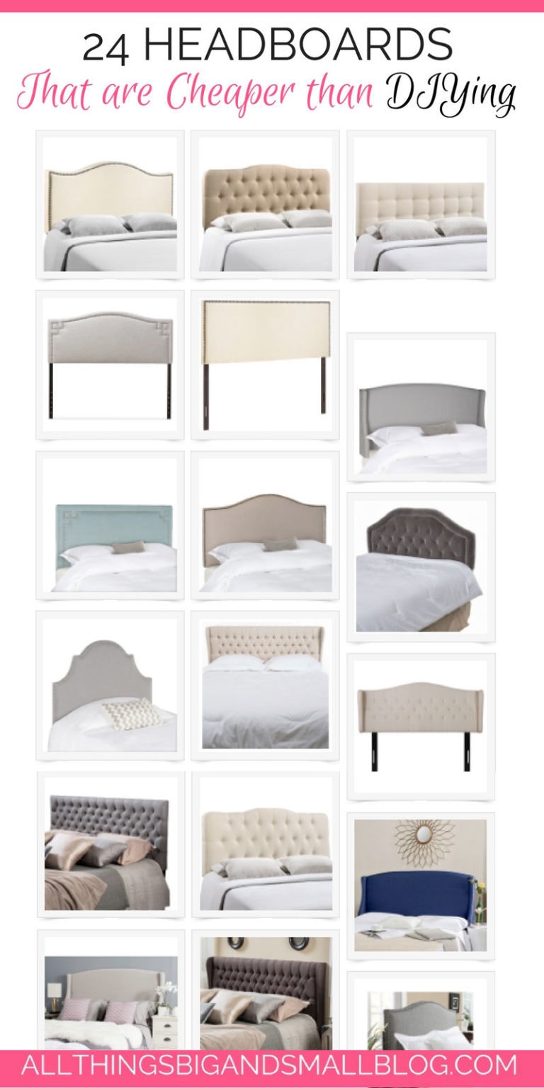 Affordable Headboards 24 Headboards that are Cheaper than DIYs