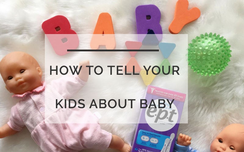 How To Tell Your Kids You're Having A Baby Tips for Toddlers DIY