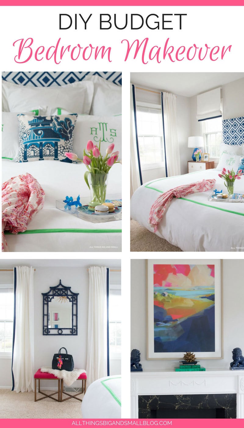 Amazing Bedroom Makeover - One Room Challenge | All Things Big and Small Blog | 