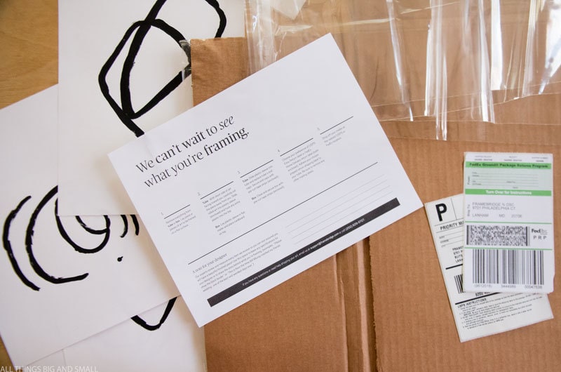 DIY Abstract Art | Black and White Art ALL THINGS BIG AND SMALL