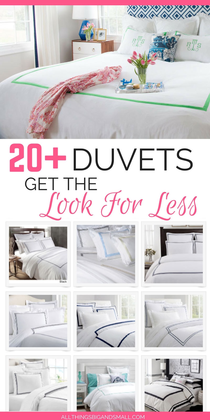 The best monogrammed bedding at all price points ALL THINGS BIG AND SMALL