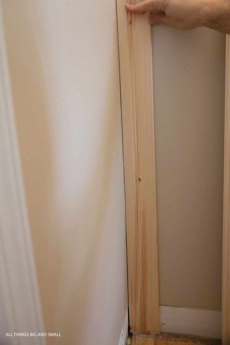 how to scribe a beadboard plank into a wall to have a right angle and perfect fit