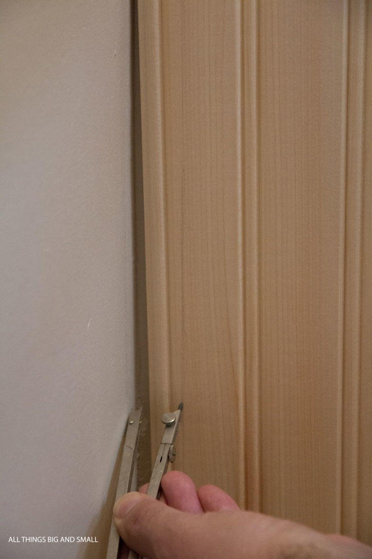 Beadboard Bathroom How to DIY Beadboard that looks professional!