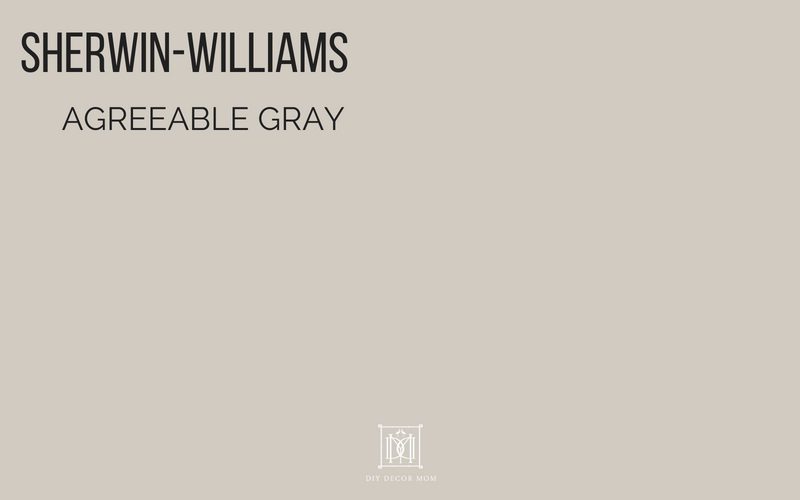 SHERWIN WILLIAMS Agreeable Gray Paint Color