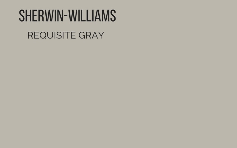 sherwin williams requisite gray paint swatch