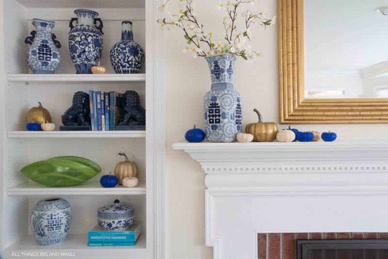 blue and white ginger jars