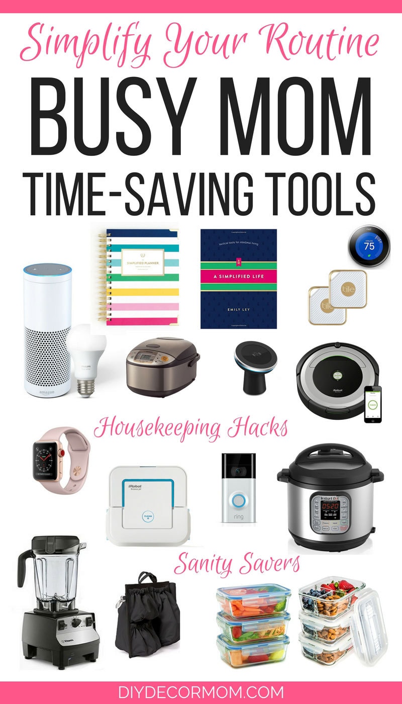 LOVE THIS! The best list of time saving tools for busy moms aka every mom who needs more time!