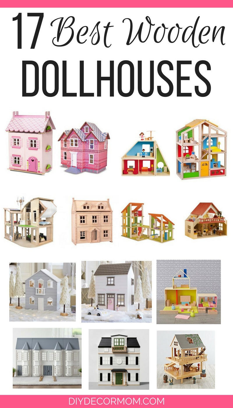 SO CUTE! Love these wooden dollhouses--I want them all! Great guide broken down by price and style!