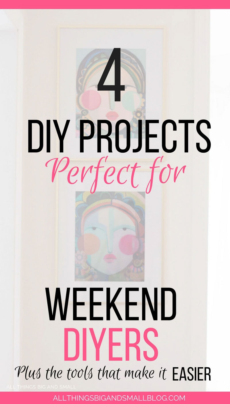 Such good ideas for easy #DIY Projects for the weekends to beautify your home #DIYer #homedecor #GOWITHGOPAK @BlackAndDecker - Easier Weekend DIY Projects that Beautify Your Home and the Tools that Make It Easier by popular home decor blogger DIY Decor Mom