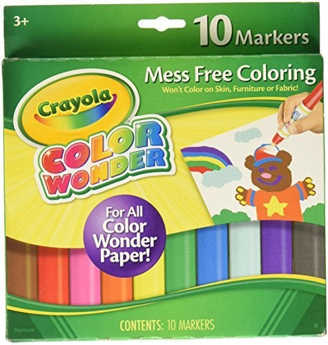 mess free markers make the perfect art gifts for preschoolers - Art Gifts for the Preschooler who Wants to Be an Artist by popular mom blogger DIY Decor Mom