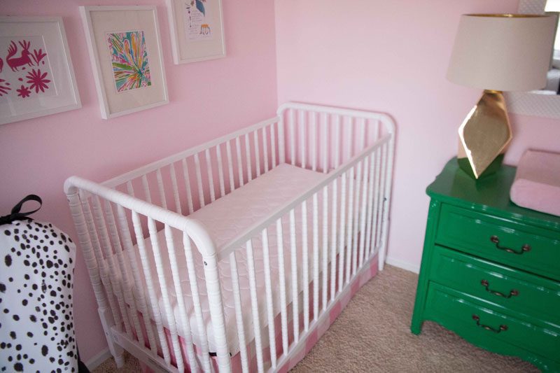 Breathable Crib Mattress: Brooke's New Bed and Bedroom by popular mo blogger DIY Home Decor