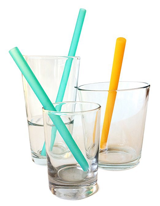 silicone straws great kids cooking utensils for preschoolers and toddlers - Kids Cooking Utensils: The Best Tools for Getting Kids Helping in the Kitchen by popular mom blogger DIY Decor Mom